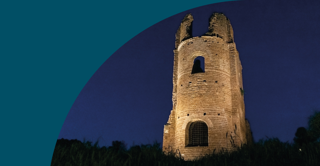 Nuova illuminazione artistica a Villa di Massenzio Nuova illuminazione artistica a Villa di Massenzio