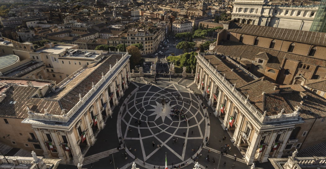 Veduta aerea del Campidoglio