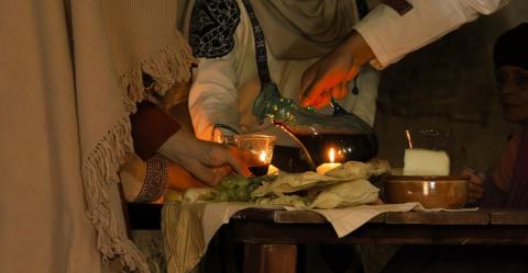 Suodales. Scena di rievocazione